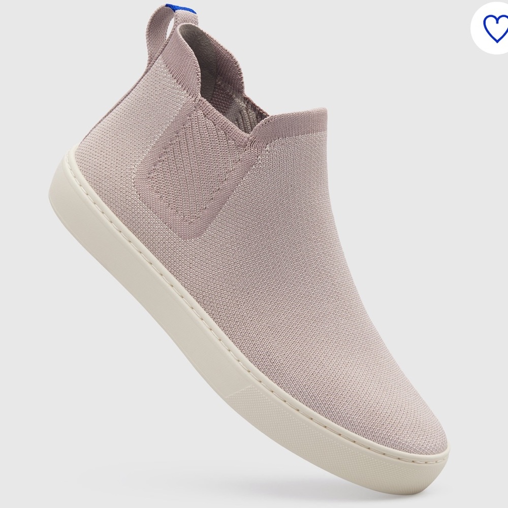 Rothy’s Chelsea boots, lilac gray 8.5